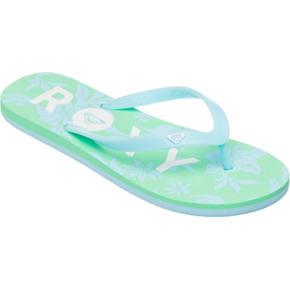 2025 Roxy Dames Tahiti VII Teenslippers ARJL100869 - Turquoise / Groen